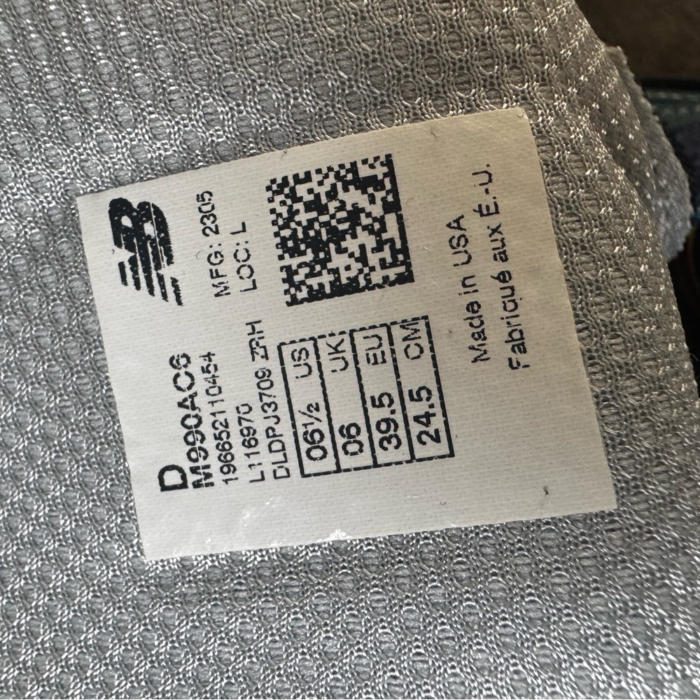 NIB New Balance x Action Bronson Baklava Lapis Lazuli 990v6 Made in USA - Picture 10 of 10